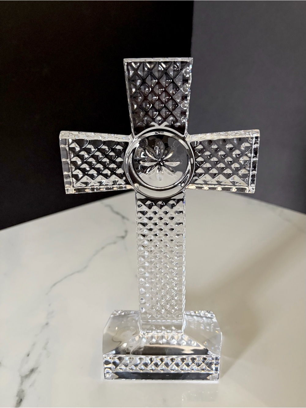 Diamond Hertiage Large Cross by Waterford Crystal